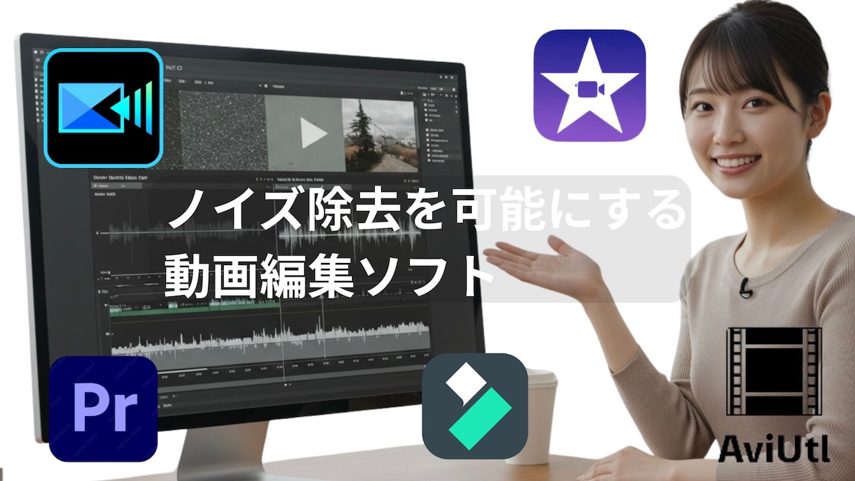 ノイズ除去の動画編集ソフト