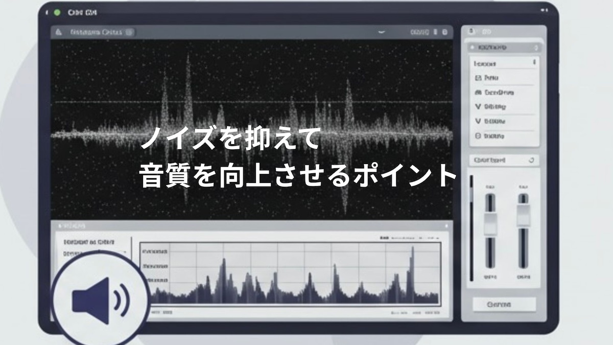 ノイズを抑えるポイント