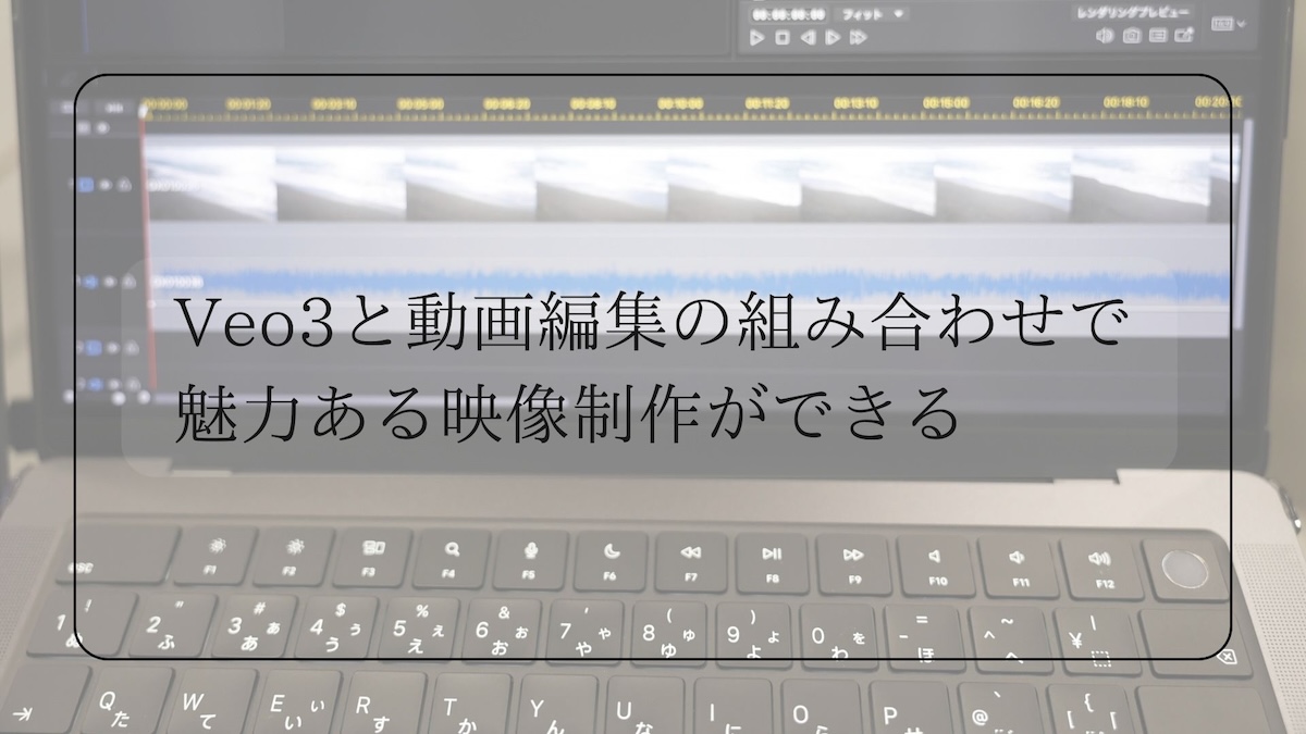 Veo3と動画編手の組み合わせ
