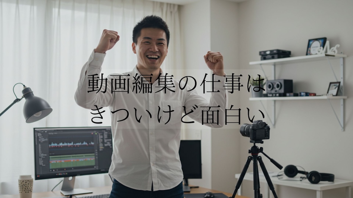 動画編集はきついけど面白い