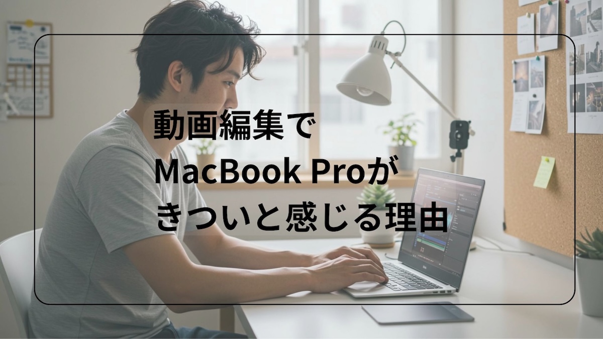 動画編集でMacBook Proがきついと感じる理由